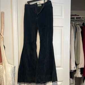 Free people velvet flare jeans